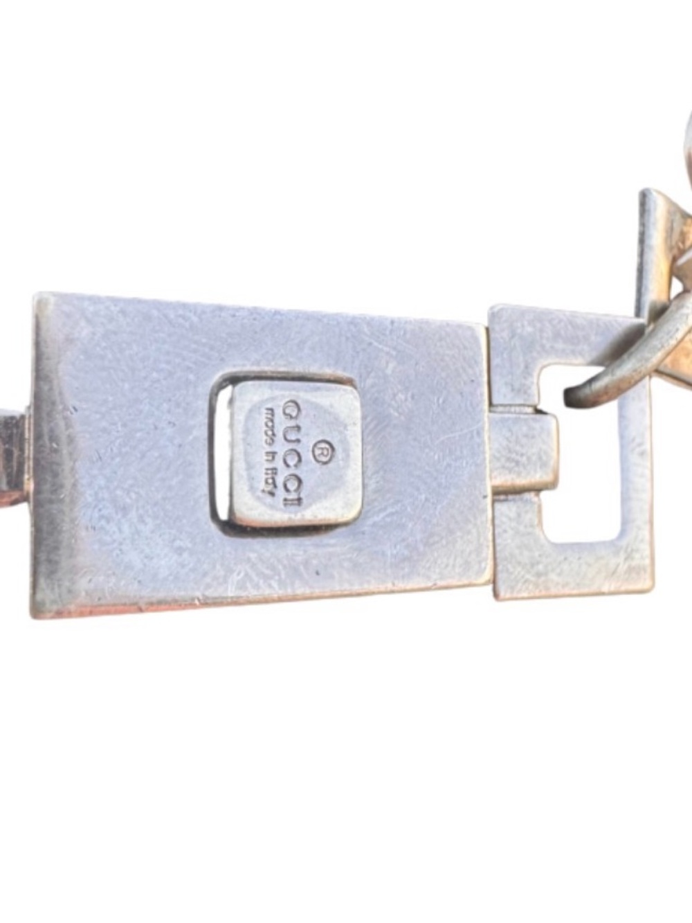 Upcycled Jackie O’ Gucci Piston Lock Necklace - Picture 11 of 14